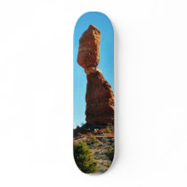 Balanced Stone At Arches National Park Skate Deck