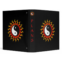 Balanced Yin Yang Sun Binder by SunandShadows Balanced Yin Yang Sun Binder
