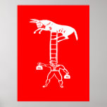 Balancing a Living Donkey ~ COLOR CHANGE 53X40 Print