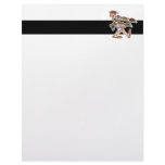 balancing lots of food letterhead design