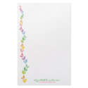 Balancing Retro Rainbow Chick Note Card Stationery by fat_fa_tin Balancing Retro Rainbow Chick Note Card Stationery