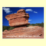 Balancing Rock ~ Colorado Postcard postcards