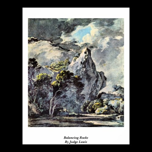 Balancing Rocks By Judge Louis Posters