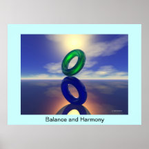 Balanza y armonía poster