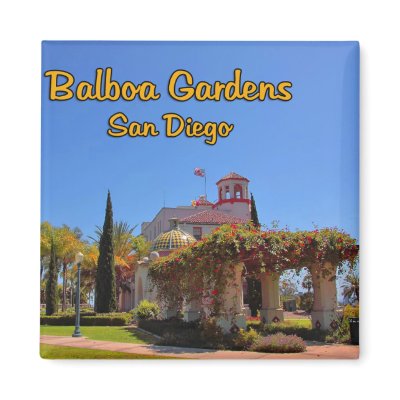 Balboa Garden Activity Center San Diego California Magnet by malibuitalian
