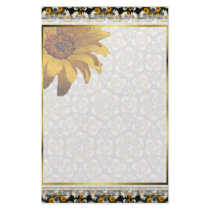 Balboa Hex Wreaths Lg Any Color Stationary stationery
