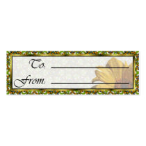 Balboa Hex Wreaths Sm Any Color Gift Tag business cards
