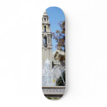 Balboa Park Towers Trees Fountains Sky skateboards