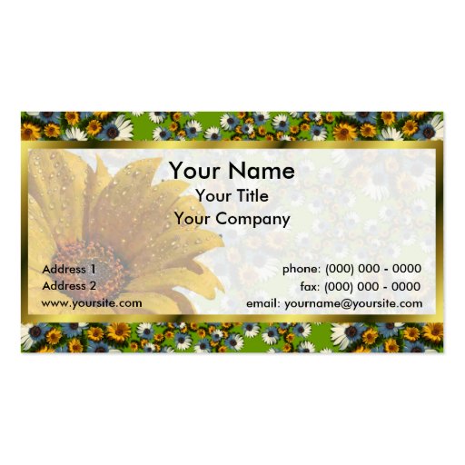 Balboa Pentile Wreaths Lg Any Color Business Card