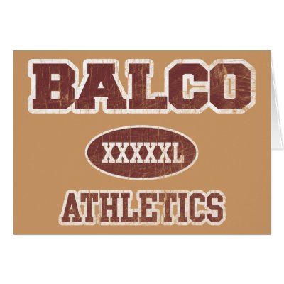 Balco Athletics Greeting Cards by raggedshirts