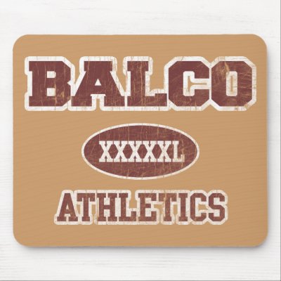 Balco Athletics Mouse Pad by raggedshirts