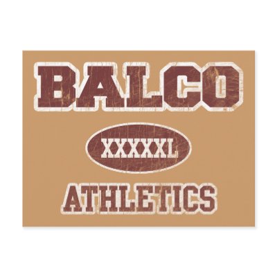 Balco Athletics Post Card by raggedshirts