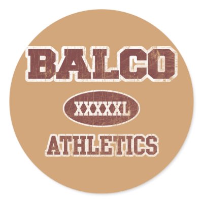 Balco Athletics Stickers by raggedshirts