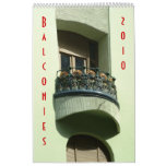 Balconies 2010 calendars