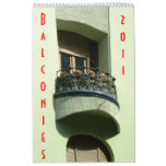 Balconies 2011 wall calendars