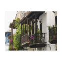 Balconies in Cartagena postcards