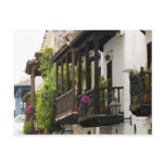 Balconies in Cartagena postcards