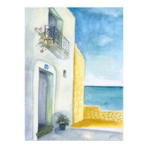 Balcony at Sea posters by AllisontRegnier Balcony at Sea posters