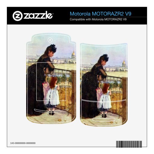Balcony by Berthe Morisot MOTORAZR2 V9 Skin