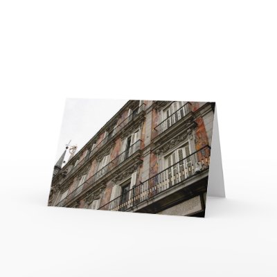 Balcony Greeting Card by niteangel