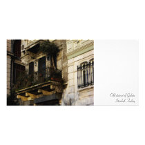 Balcony Card Photo Card Template