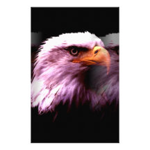 Bald American Eagle Custom Stationery