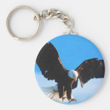 Bald American Eagle Key Chain