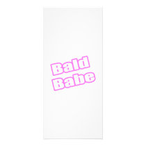 Bald Babe (Pink 2) rack cards by cancerkarma Bald Babe (Pink 2) rack cards