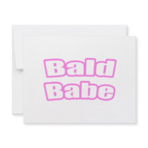 Bald Babe (Pink) Custom Announcement