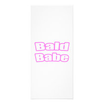 Bald Babe (Pink) rack cards by cancerkarma Bald Babe (Pink) rack cards