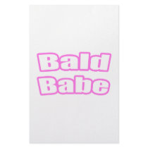 Bald Babe (Pink) stationery by cancerkarma Bald Babe (Pink) stationery