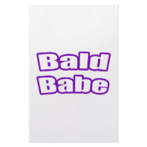 Bald Babe (Purple) stationery by cancerkarma Bald Babe (Purple) stationery