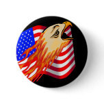 Bald Eagle 4th of July Buttons