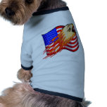 Bald Eagle 4th of July pet clothing