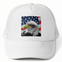 Bald Eagle American Flag Hats