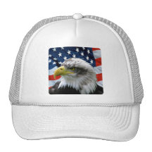 Bald Eagle American Flag Hats