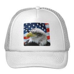 Bald Eagle American Flag Hats
