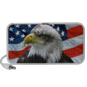 Bald Eagle American Flag doodle