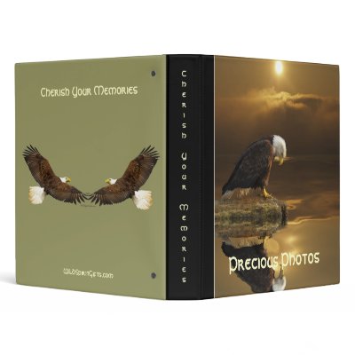 Bald Eagle Art Photo Binder by RavenSpiritPrints