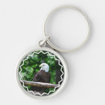 Bald Eagle Bird Keychain