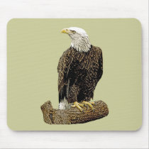 Bald Eagle Drawing mousepads