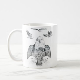 Bald Eagle Drawing mug