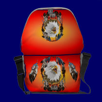 Bald Eagle Dreamcatcher  Rickshaw Messenger Bag messenger bags