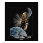 Bald Eagle  Fantasy Motivational Art Print Photo Art