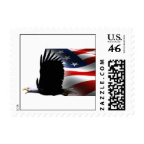 Bald Eagle Flies the Flag Memorial Day Postage
