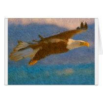 bald-eagle-flight_Painting cards