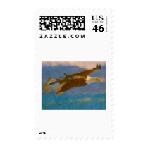 bald-eagle-flight_Painting postage