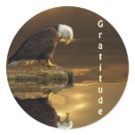 Bald Eagle GRATITUDE Series Sticker