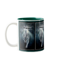 Bald Eagle & Grey Wolf Coffee Mug