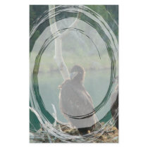 Bald Eagle Grooming; No Text Custom Stationery